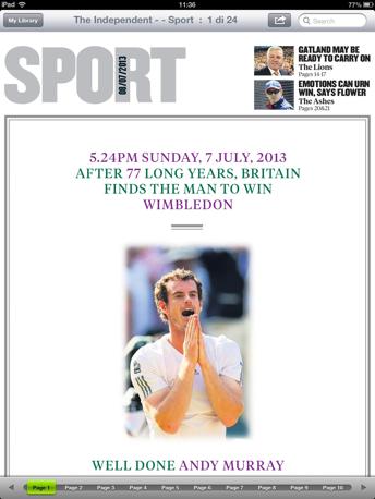 The Independent Sport: 